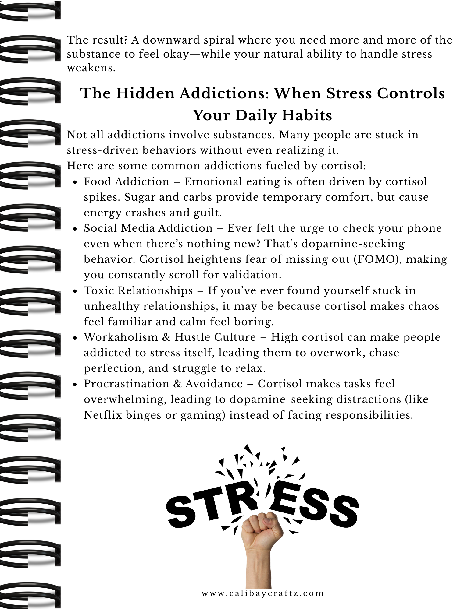 Cortisol Ebook: How Stress Controls Your Life and How to Take it Back