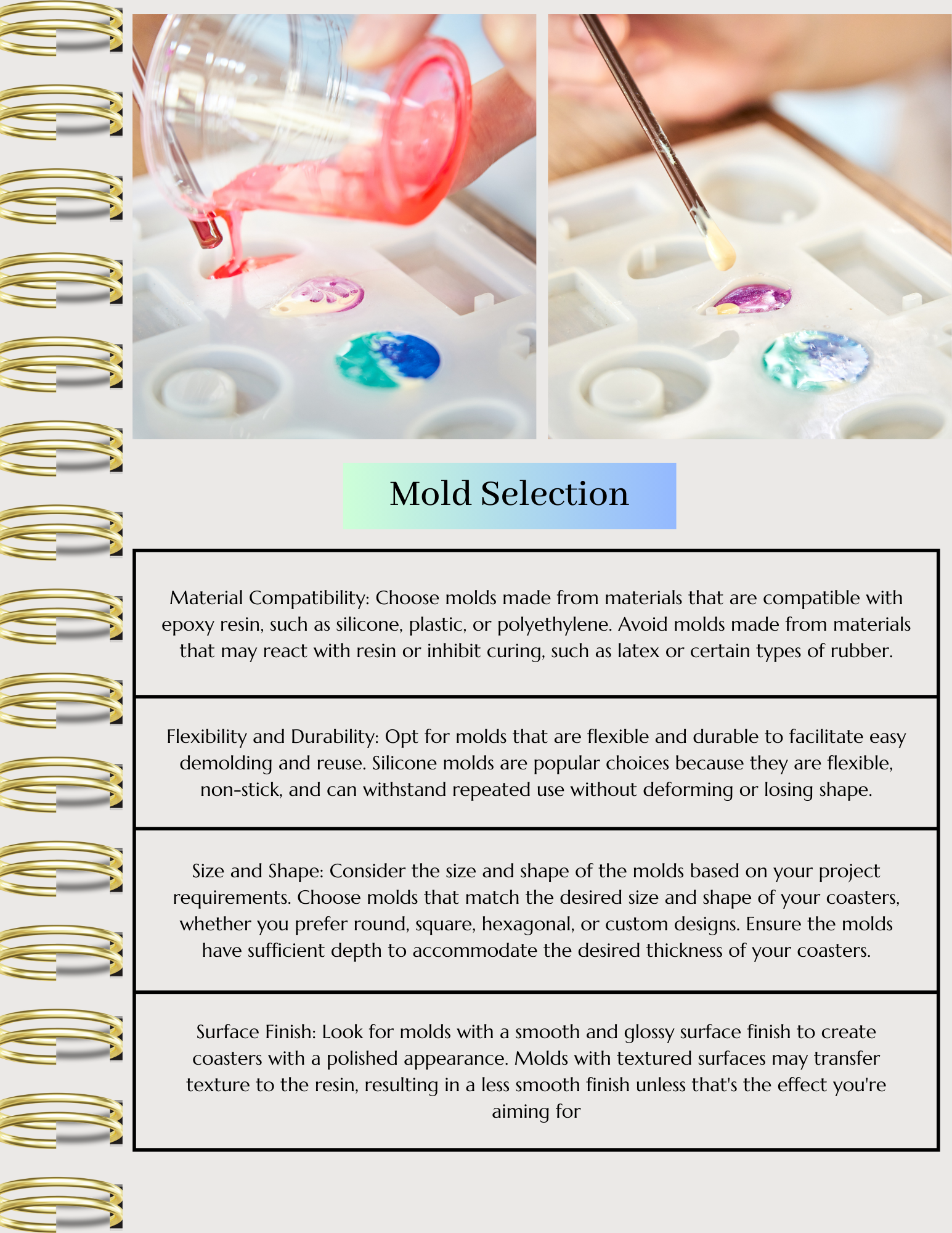 The Art of Creating Epoxy Resin Coasters